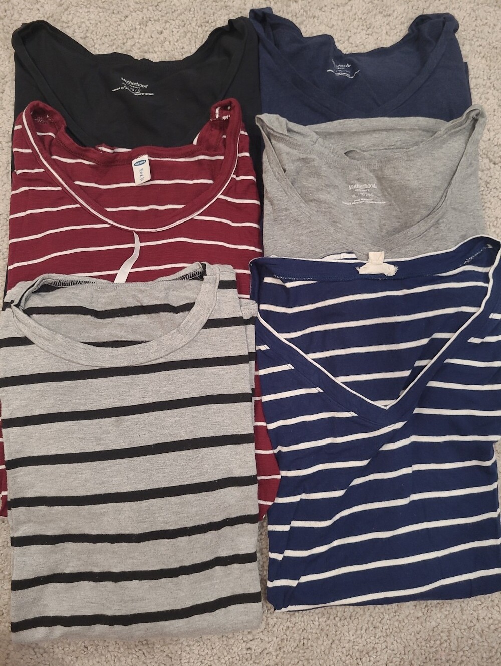 Bundle of 6 Maternity Long Sleeves Shirts